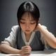 18po技术编辑林晓薇头像，女性，技术感，明亮办公环境